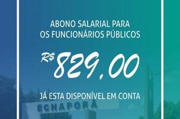 Servidores Municipais recebem bonificação de R$ 829