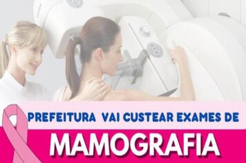 Prefeitura de Echaporã, vai custear exames de mamografia.