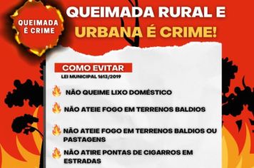 Riscos e cuidados com queimadas urbanas e rurais