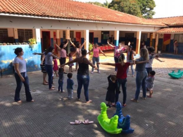 Creche Municipal realiza evento com famílias da unidade.