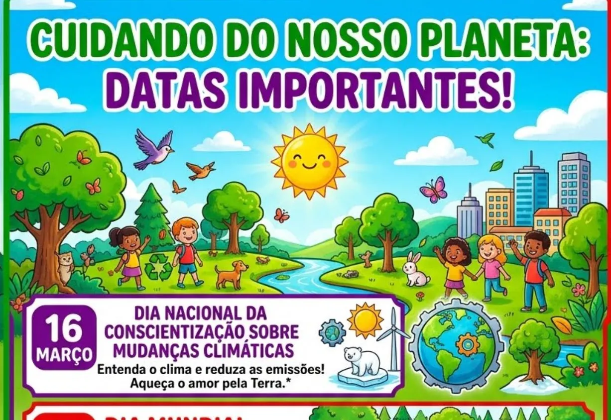 DATAS IMPORTANTES PARA CENTRO EDUCAÇÃO AMBIENTAL