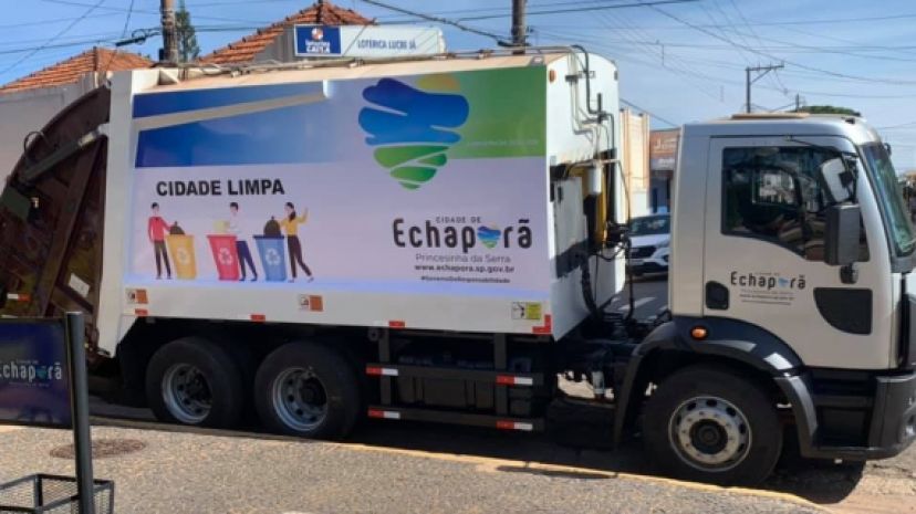 Novo caminhão compactador irá elevar capacidade de coleta de lixo em Echaporã