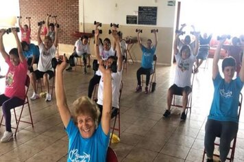 Projeto Promover saúde é alegria e atividade física.