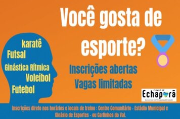 Inscrições abertas para aulas gratuitas em 5 modalidades esportivas