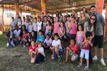 Creche e CRAS tem dia de diversão em Parque instalado no município.