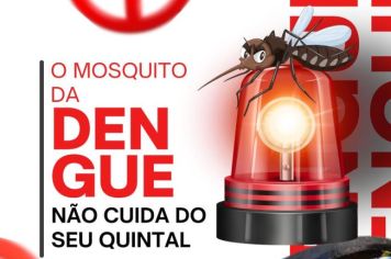 Alerta de Dengue: período de chuvas exige atenção redobrada