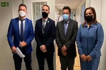 Prefeito Gustavo protocola pedido de aquisição de um novo aparelho de Raio X para Echaporã