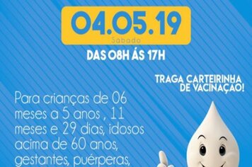 Dia D de vacinação contra o vírus Influenza