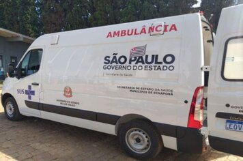 Saúde de Echaporã recebe mais uma ambulância 0KM.
