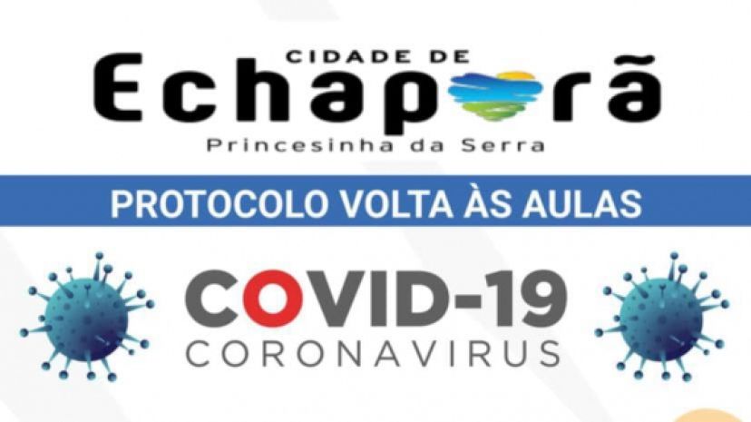 Prefeitura de Echaporã encaminha cartilha virtual para a retomada segura de aulas presenciais