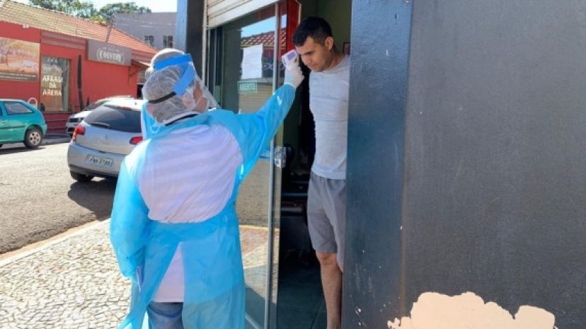Echaporã contra o coronavírus. Saúde realiza abordagem na população