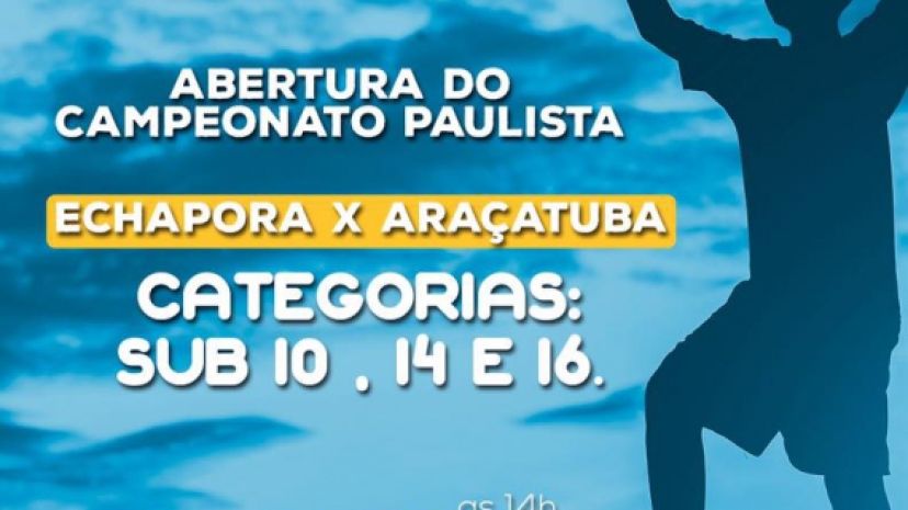 Pela primeira vez Echaporã participa do campeonato Paulista de futsal.